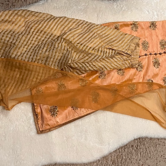 Other Punjabi Palazzo Suit Peach Color For Kids Poshmark
